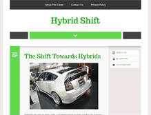 Tablet Screenshot of hybridshift.com